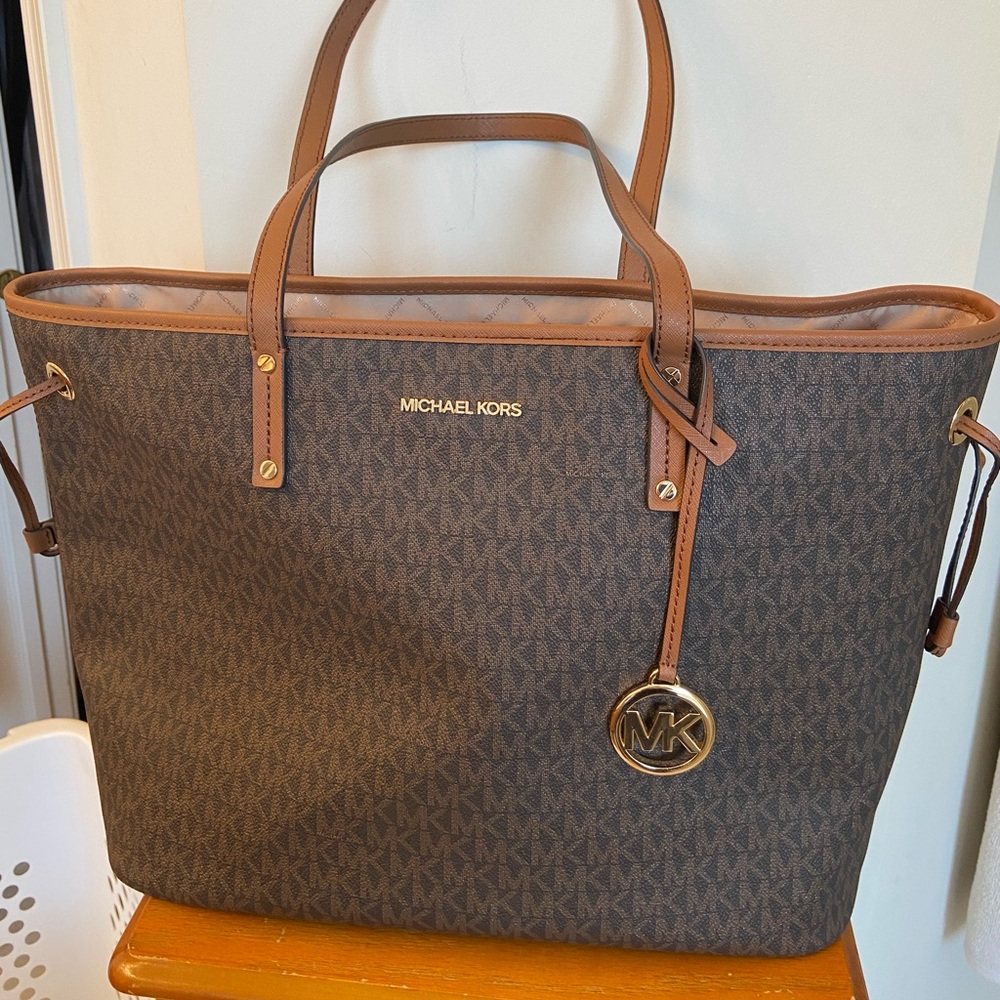 Michael Kors large drawstring tote